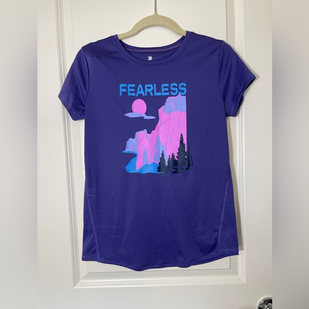 All in Motion Purple Blue Short Sleeve Tee
